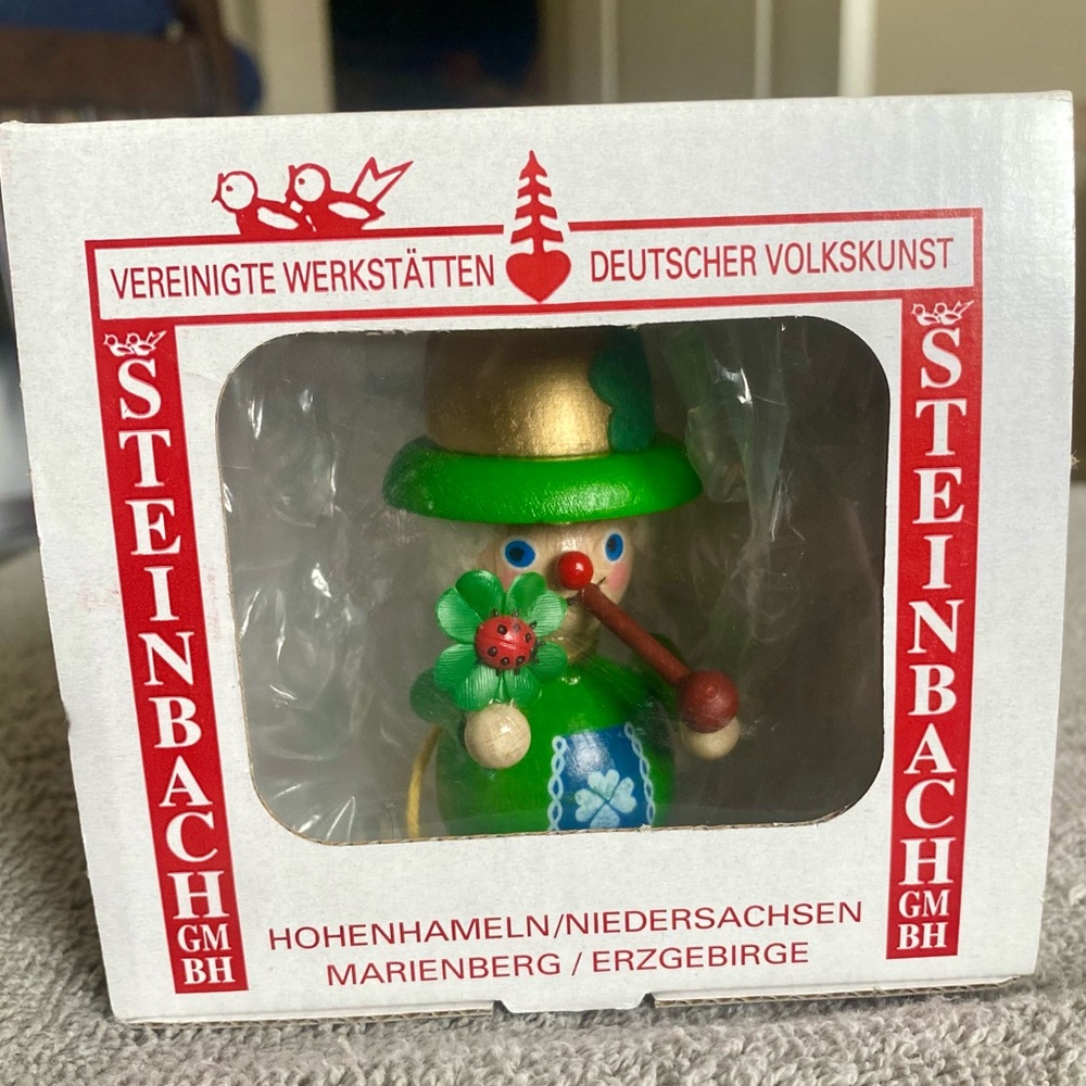 Vintage Steinbach Irish Lucky Leprechaun Ornament